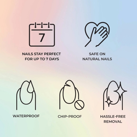 KISS Voguish Fantasy Sculpted Medium Nails - Picture 2 of 6